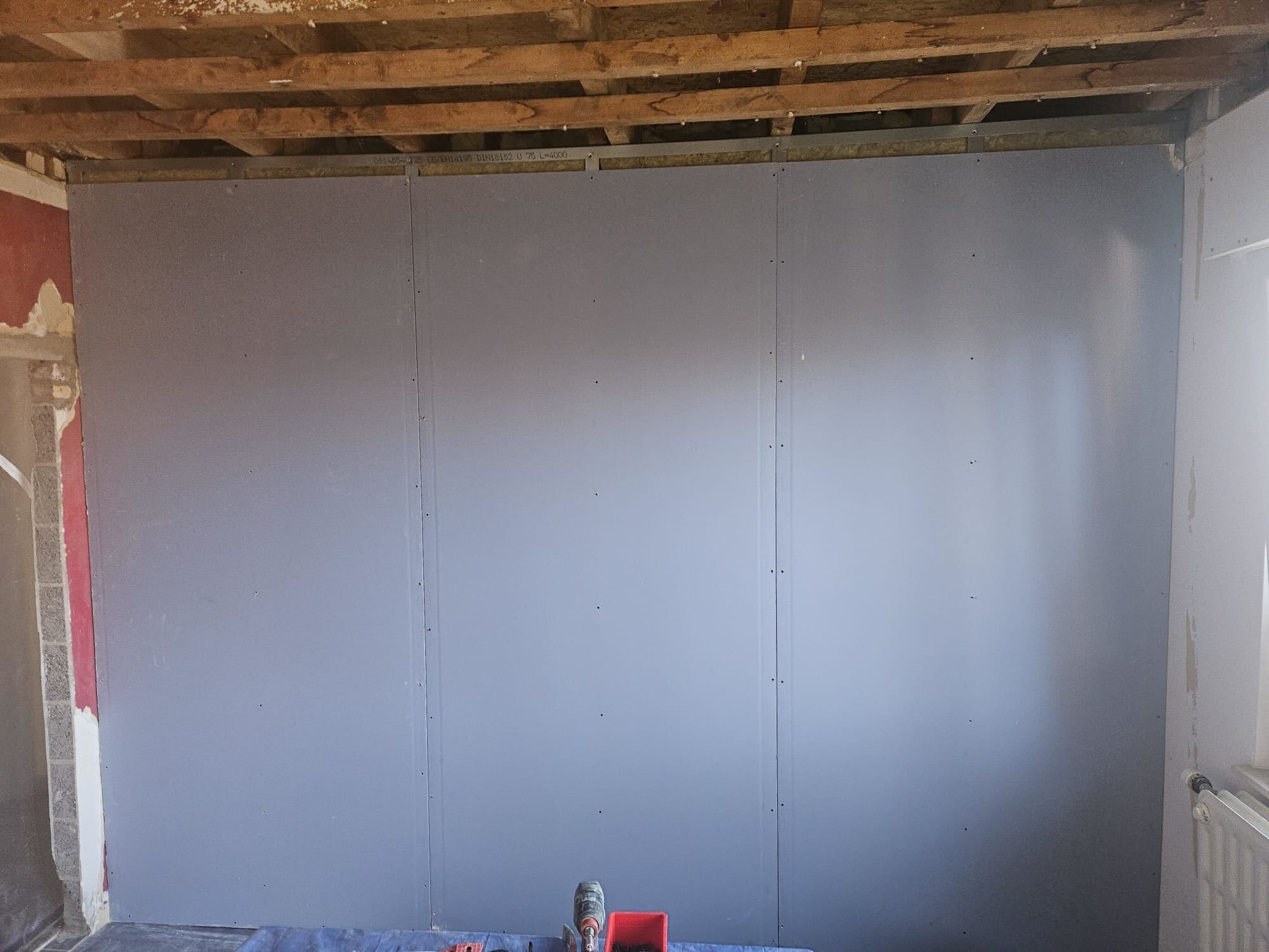 Chantier de rénovation globale gros-œuvre ouvert