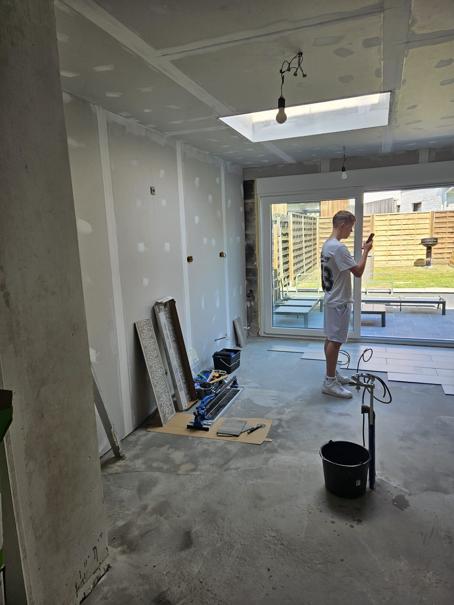 Démolition de dalle béton et rénovation de sol